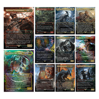 Trading Card Game Magic The Gatherings Storms Diy Homemade Ravenous Tyrannosaurus Indominus Rex Alpha Collection Card Toys Gift
