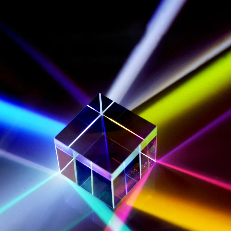Cubo de Luz com Prisma Cor Seis Lados Arco-íris Foto Fotografia Presentes Criativos 15*15*15 mm Pcs