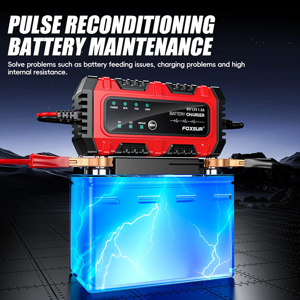 6V 12V 1.5A Moto Ba…