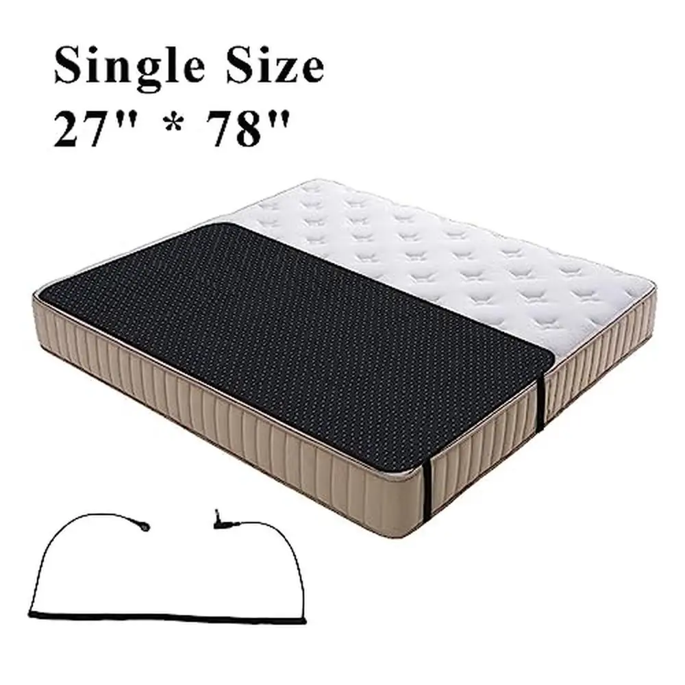 Grounding Mat Improved Sleep Earth Mat Conductive Carbon Leatherette Pad Bed Cove Universal Type Foot Table Sleeping Mat