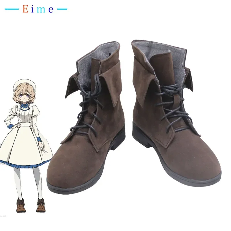 

Anime In/Spectre Iwanaga Kotoko Cosplay Shoes PU Leather Shoes Halloween Carnival Boots Cosplay Prop Custom Made