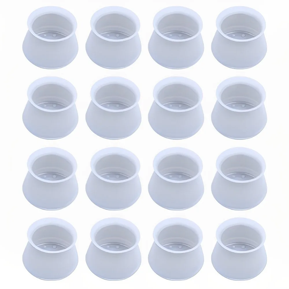 

16pcs Urniture Chair Leg Caps Rubber Feet Protector Table Feet Cover Floor Protector Non-slip Desk Chair Pad Mat Caps Foot