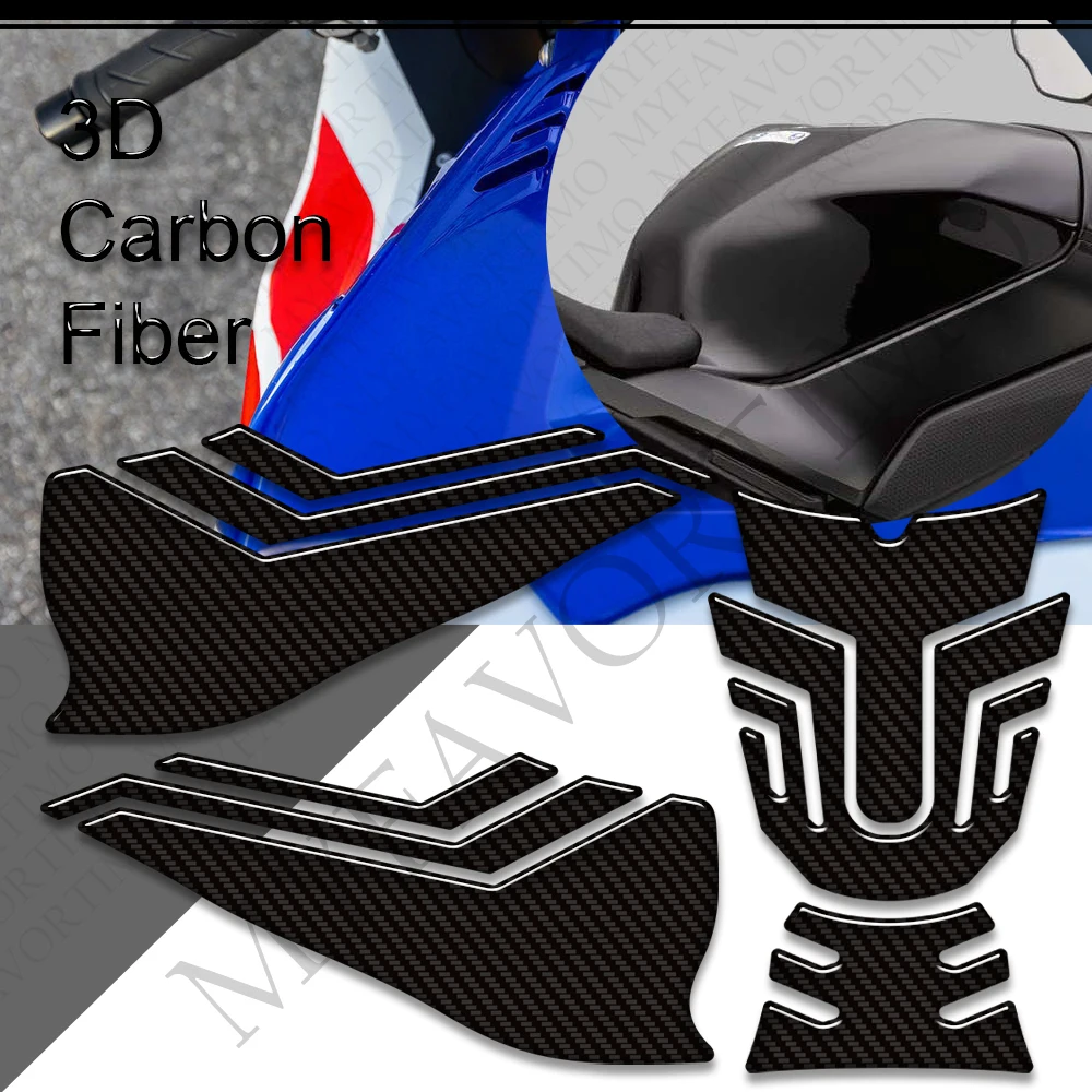 

For CBR1000RR-R CBR1000RR R CBR 1000RR 1000 SP Fireblade Tank Pad Cap Stickers Decals Protector Carbon Fiber