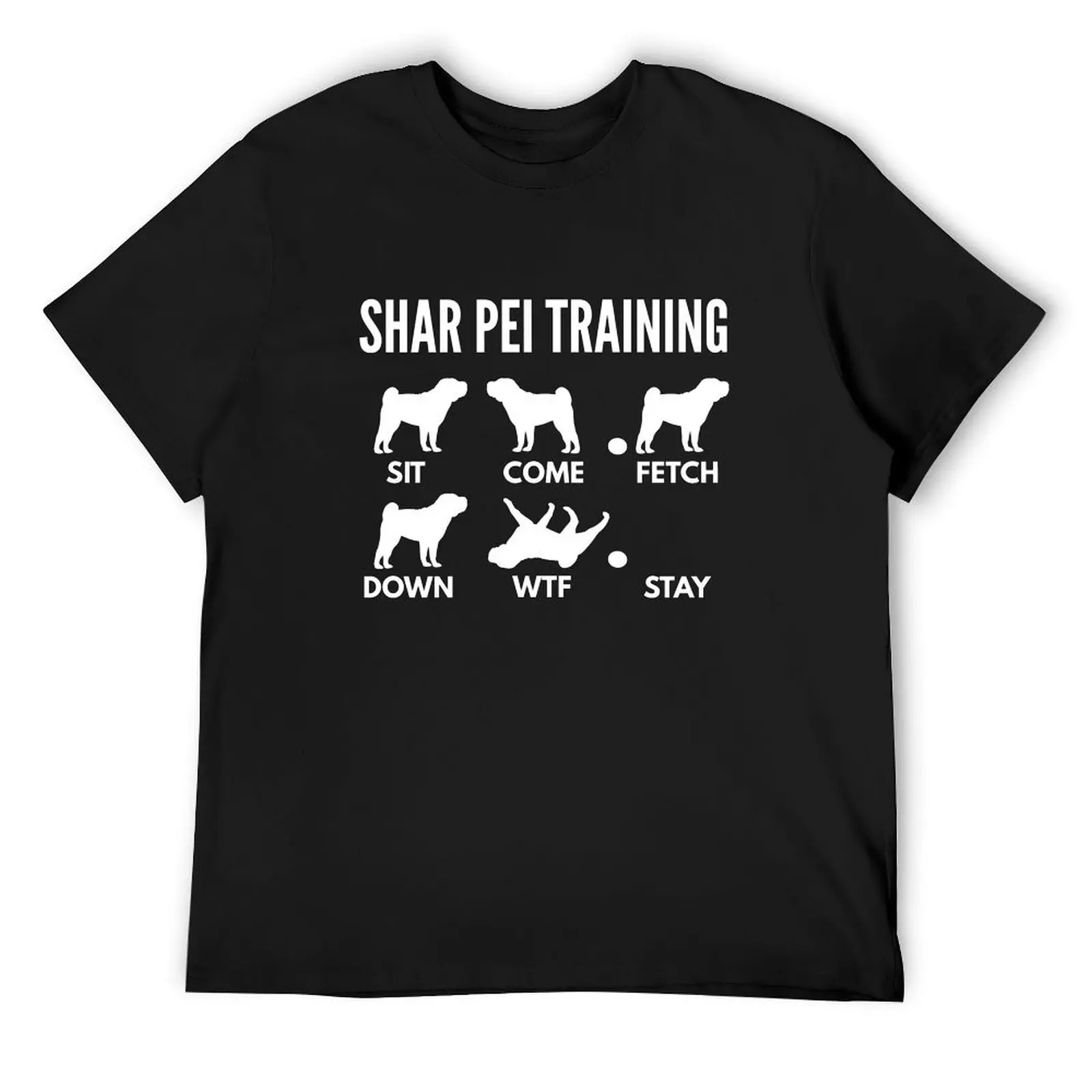 Shar Pei Training Shar Pei Tricks T-Shirt new edition anime tshirt men clothing