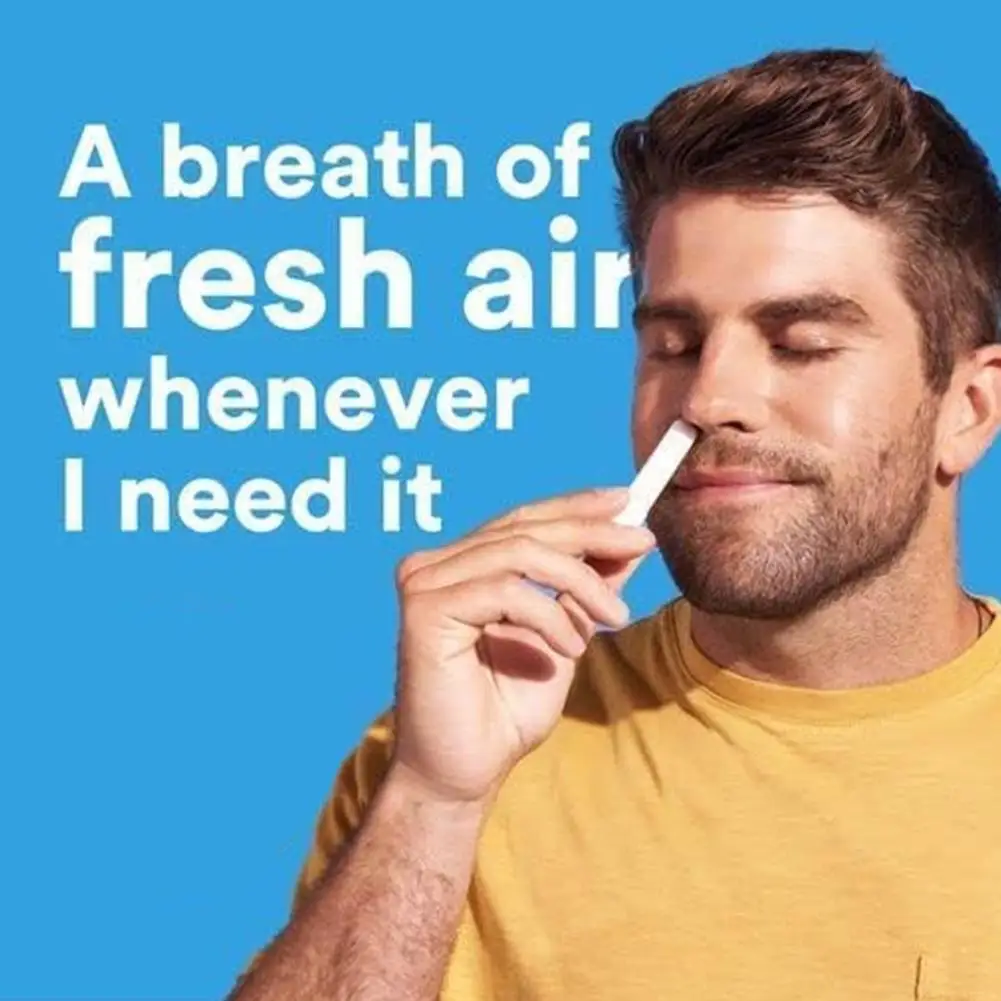 4 แพ็ค/ชุด Nasal Stick Boosts Focus ช่วยเพิ่มการหายใจให้ความรู้สึกสดชื่น Aromatherapy Inhaler ป้องกัน Drowsy ขับรถ