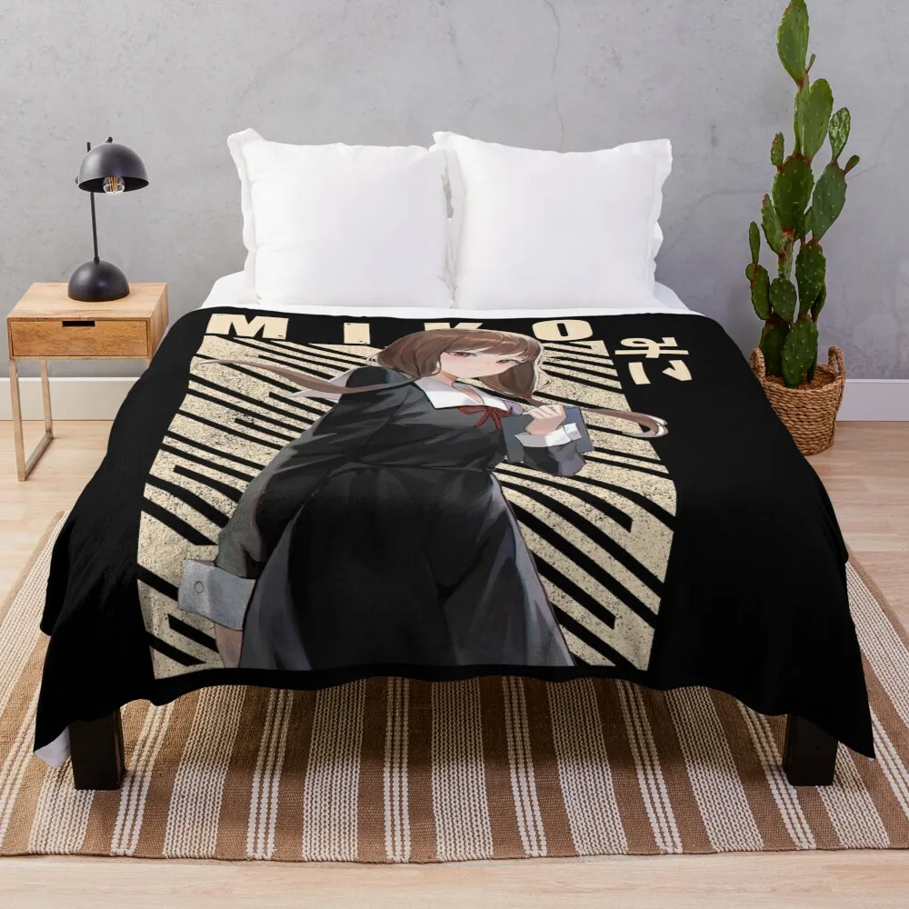 

Kaguya Sama - Miko Iino Throw Blanket Multi-Purpose Sofa Quilt Extra Large Throw Blankets