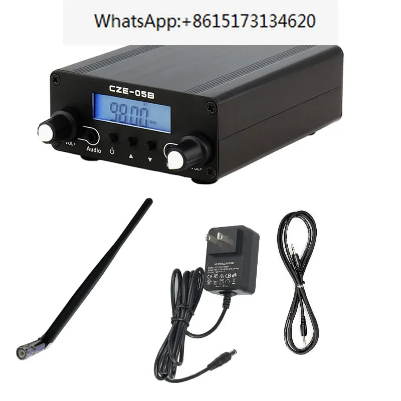 CZE-05B broadcast transmitter fm wireless transmitter 500 meters distance 0.5W stereo FM transmitter