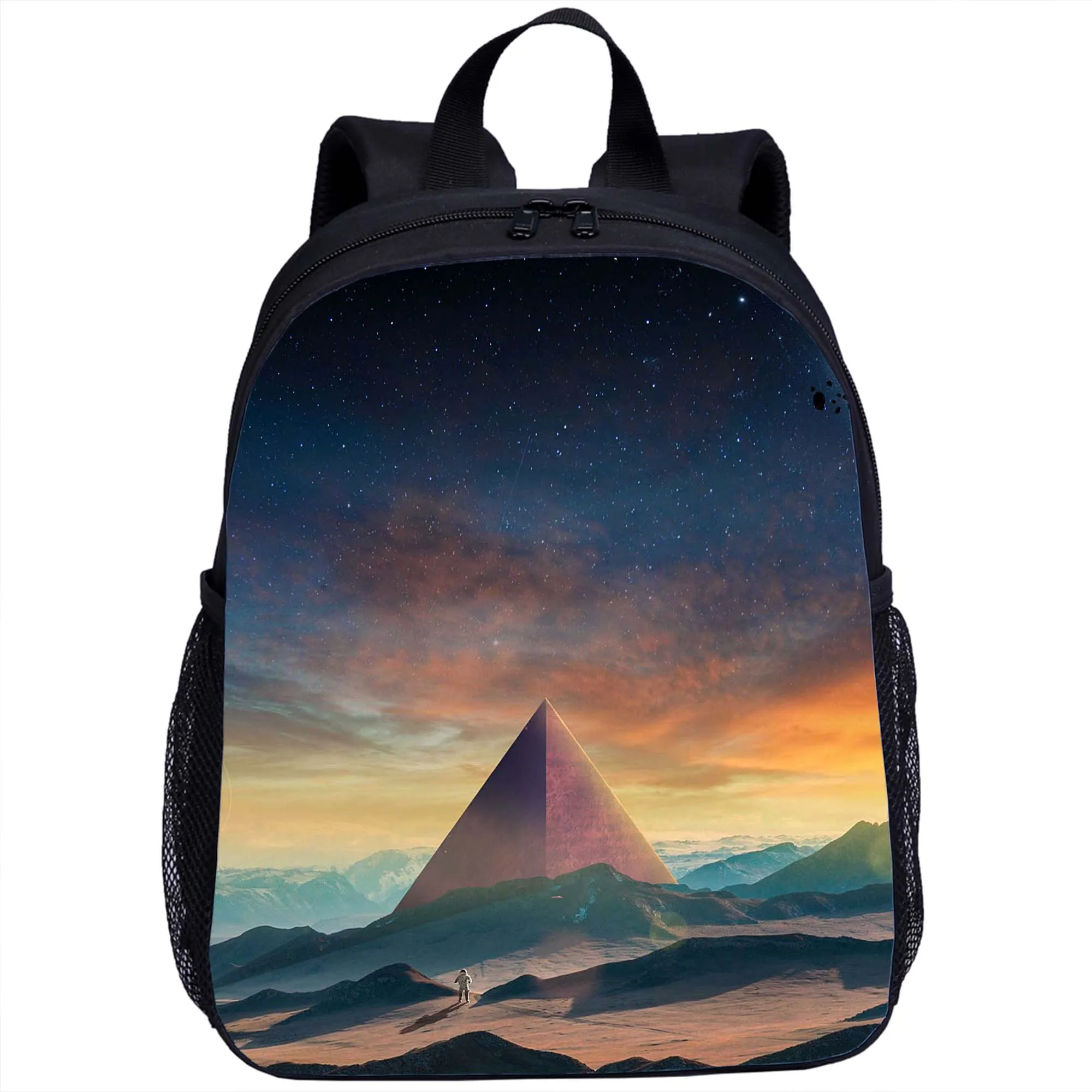 Mochila para niños con diseño de arte de paisaje hermoso, mochila para niños adecuada para niños y niñas, bolsa escolar para libros, bolsa de viaje de 16 pulgadas