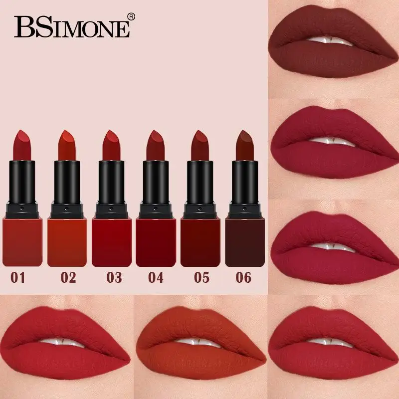Velvet Matte Lip Gloss - Waterproof, Moisturizing, Long-Lasting Red Lip Tint Makeup, Advanced Matte Finish For All Skin Types