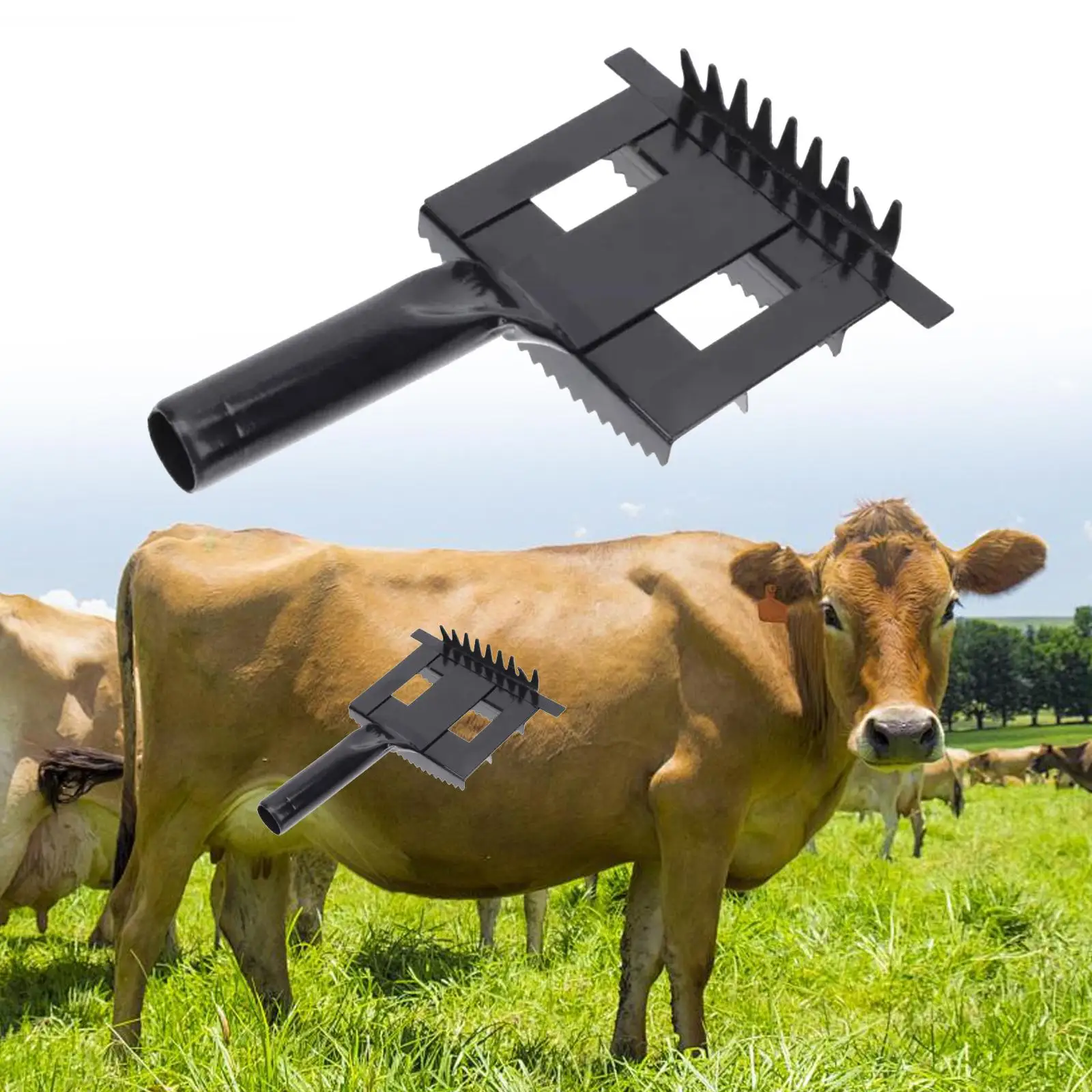 Livestock Shedding Comb Multifunctional Grooming Rake for Cow Sheep Pet