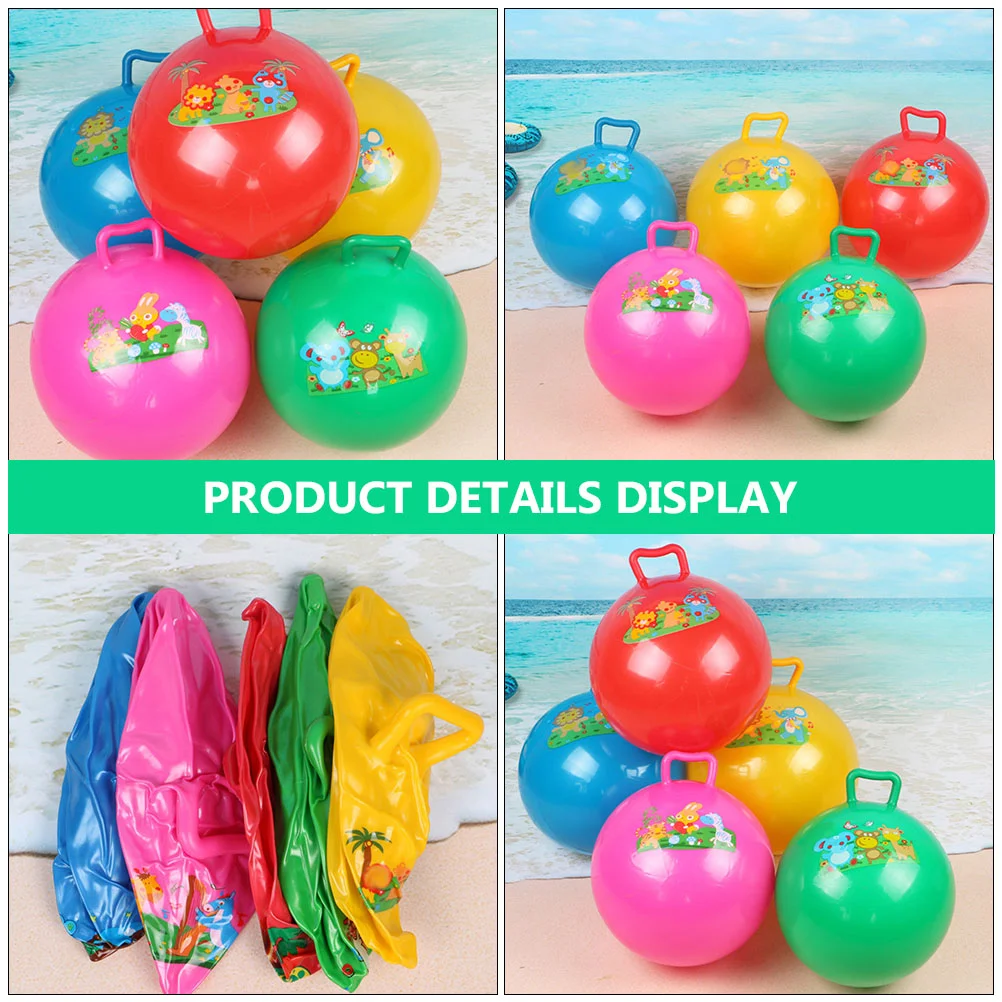 Cartoon Pattern Hopping Ball The Toy Children’s Toys Kids Bouncy Jumping Inflatable Balls Pvc for