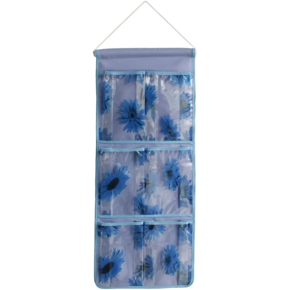 [عباد الشمس] أزرق/ معلق على الحائط/منظمات حائط/سلال/سلال معلقة (10*23)