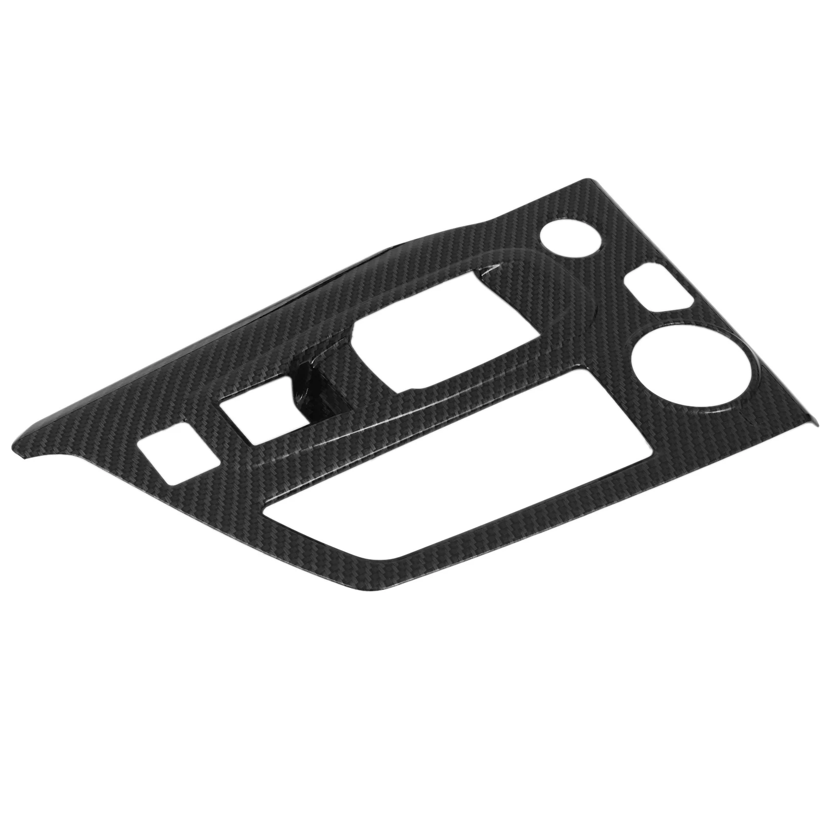 แผ่นเกียร์คาร์บอนไฟเบอร์สำหรับ Peugeot 5008 3008 GT 2016 2017 2018 hiasan mobil อุปกรณ์ตกแต่งภายในแต่งรถ