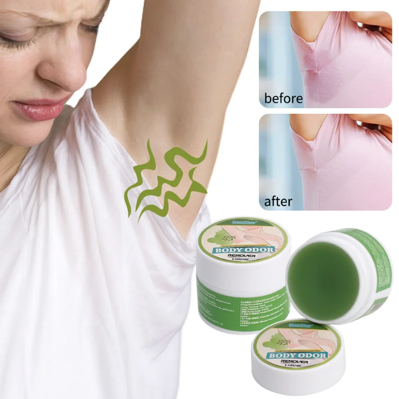 10g Effectively Remove Body Sweat Odor Agent Antiperspirant Deodorant Remove Underarm Odor Refreshing Oil Body Skin Care Cream