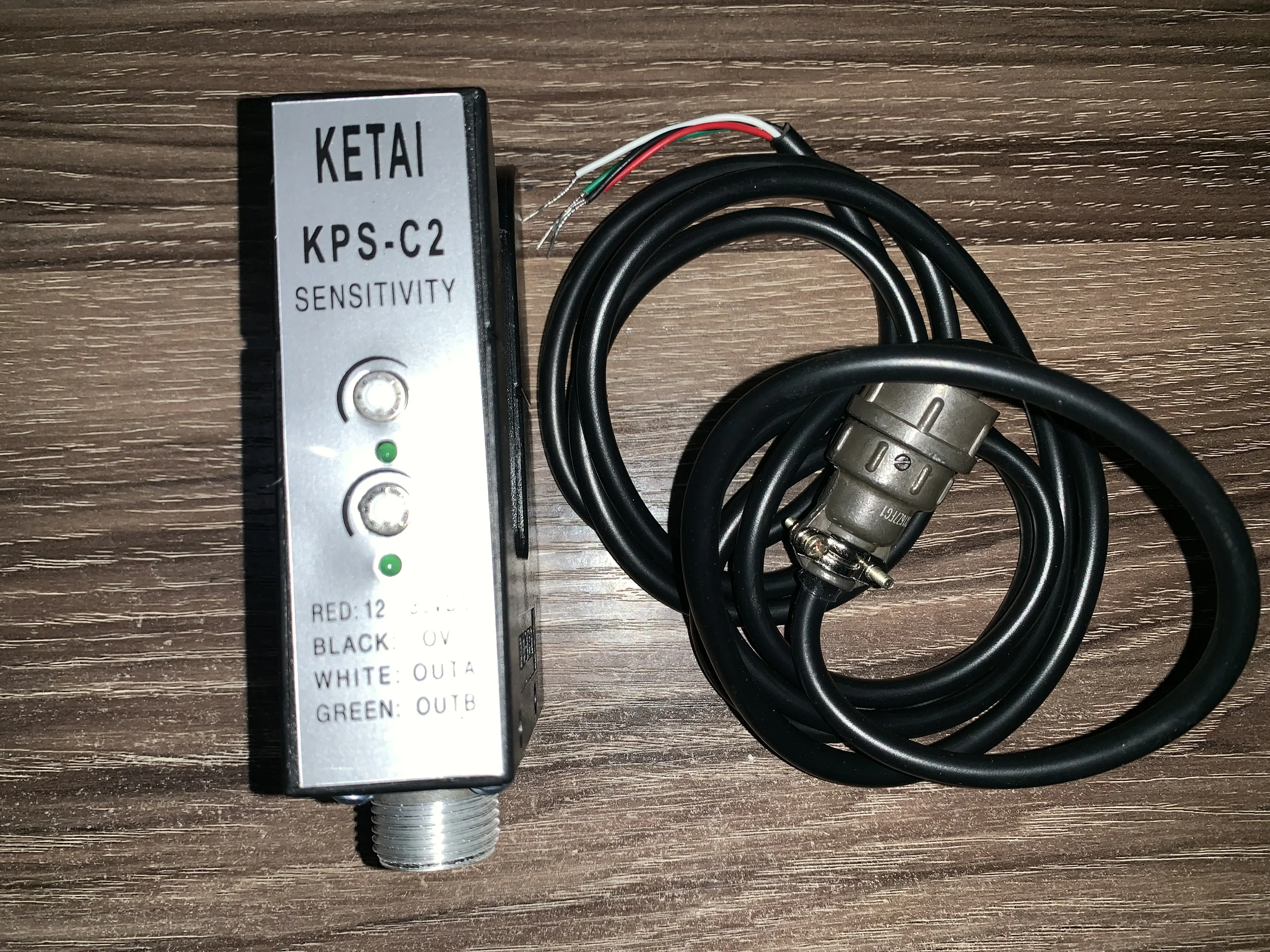 KPS-C2 KETAI Color Photoelectric Sensors, Color Photoelectric Switch Making Electromechanical 12-30VDC