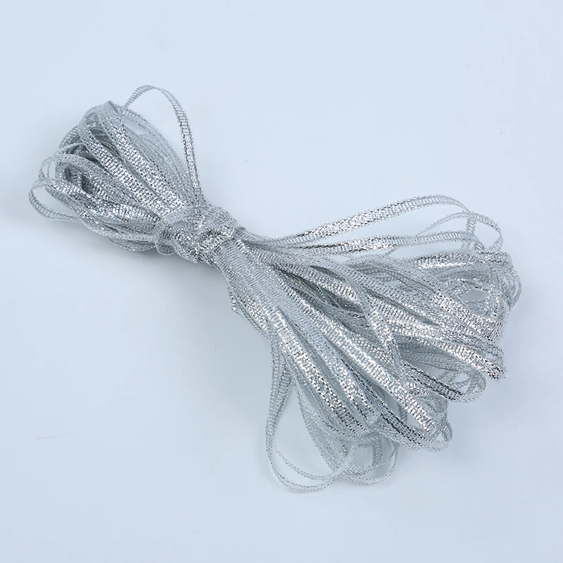 3 مللي متر (10 متر/وحدة) شريط لامع ملون شريط بصل مطرز لتغليف هدايا كعكة الزفاف لوازم ديكور يدوية ذاتية الصنع #6