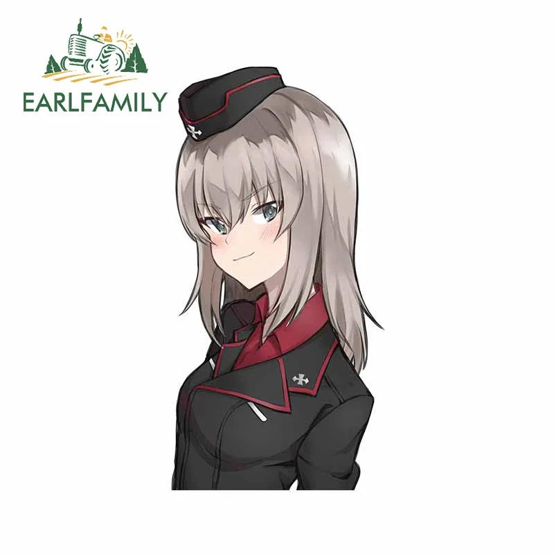 Earl family 13cm x 6,6 cm für Anime Mädchen niedlich itsumi erika kratz feste Auto aufkleber Motorrad Aufkleber Vinyl Autotür schutz