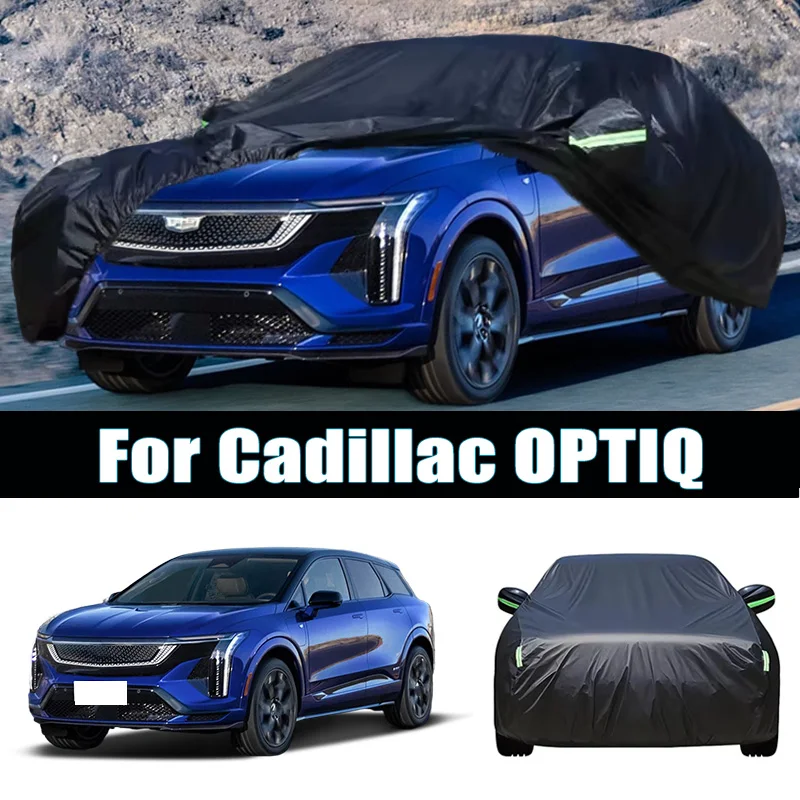 

Car Cover For Cadillac OPTIQ - Outdoor Full Body Protection, Waterproof Dustproof Heat-Resistant, All-Season Use Exterior