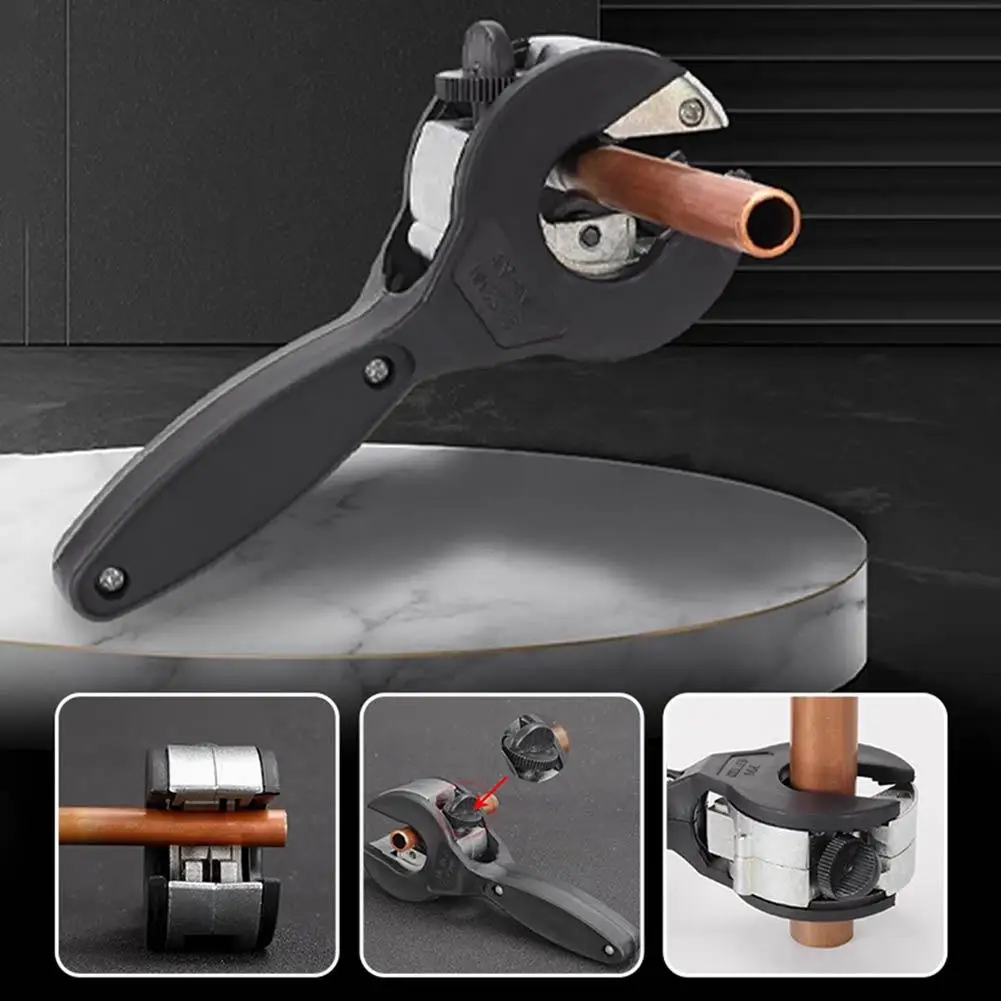 Tube Pipe Cutter 8-29mm Stainless Steel Copper Aluminium Ratchet Scissors Tube Cutter PVC/PU/PP/PE Hose Cutting Hand Tools