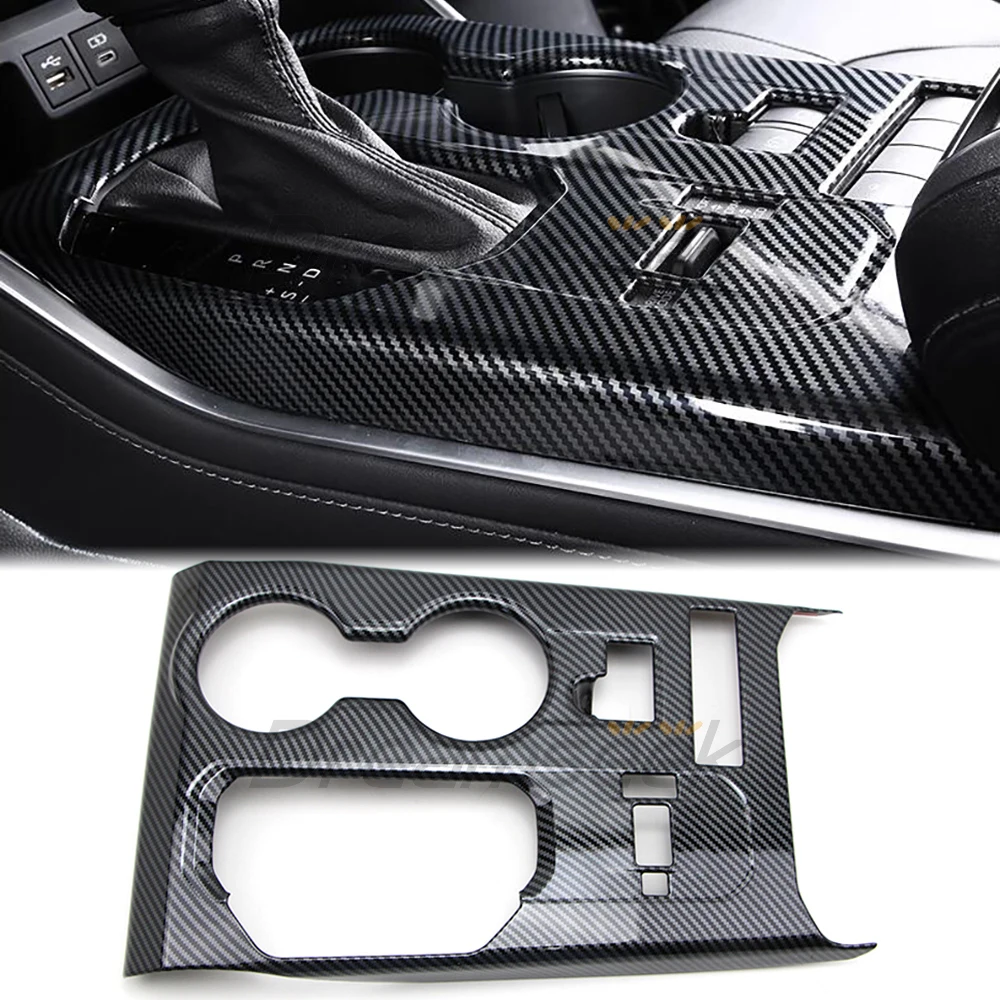 

Центральная коробка переключения передач, декоративная панель, рамка для Toyota Highlander XU70 2020 2021 2022 2023, стиль из углеродного волокна