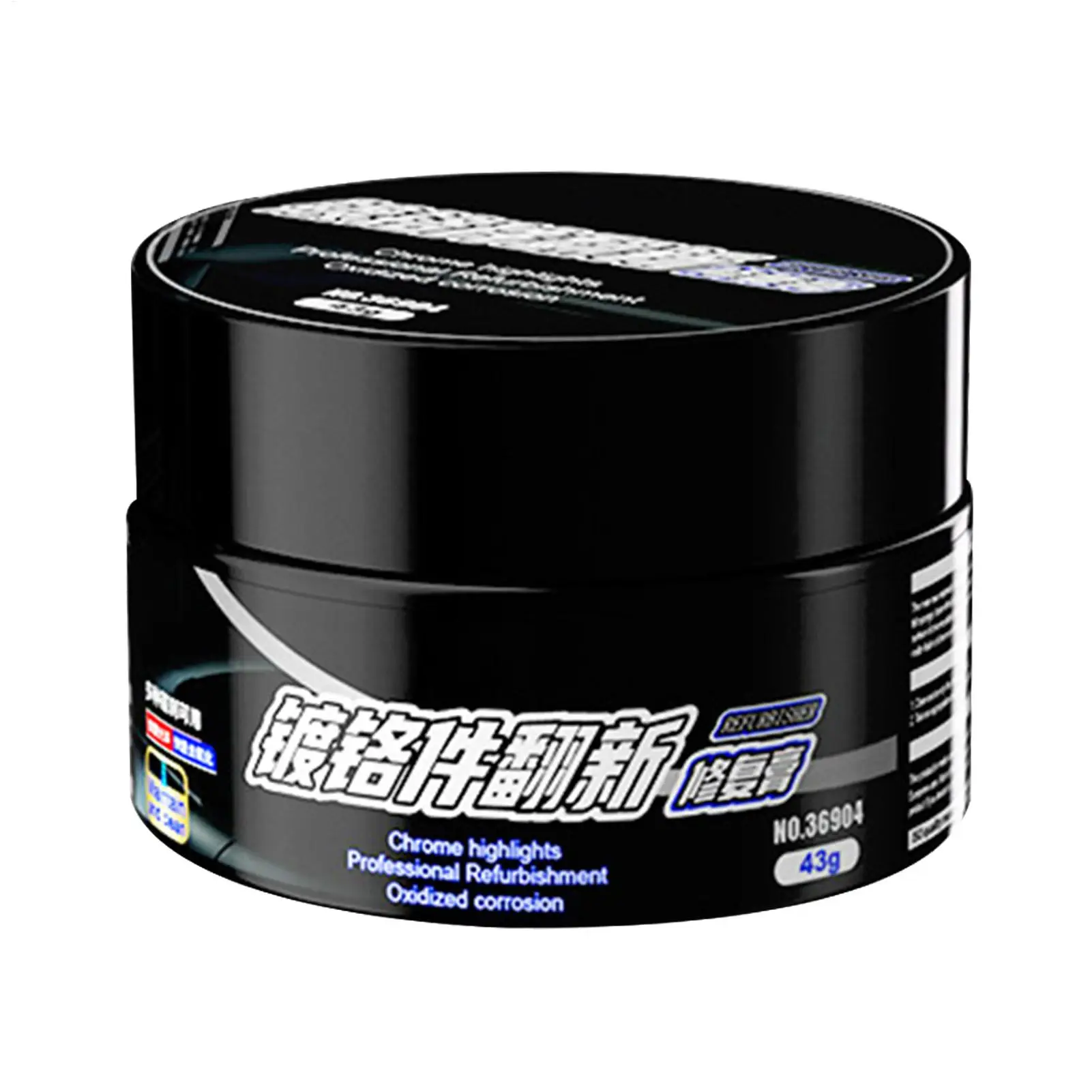 Chrome Polishing & Rust Remover 43g Car Heavy Metal Polishing Restorer And Protectant Safe User Friendly Car Chrome Oxidation