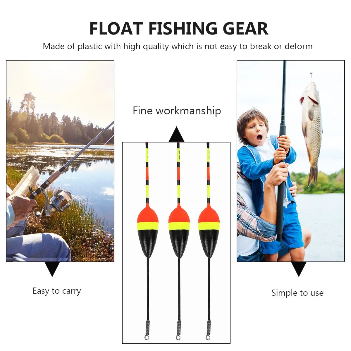 10 Pcs Floats Visible Plastic Sea Plastic Buoy Fishing Tackle Tool Fishing Supplies Buoy Rig Tools Foam