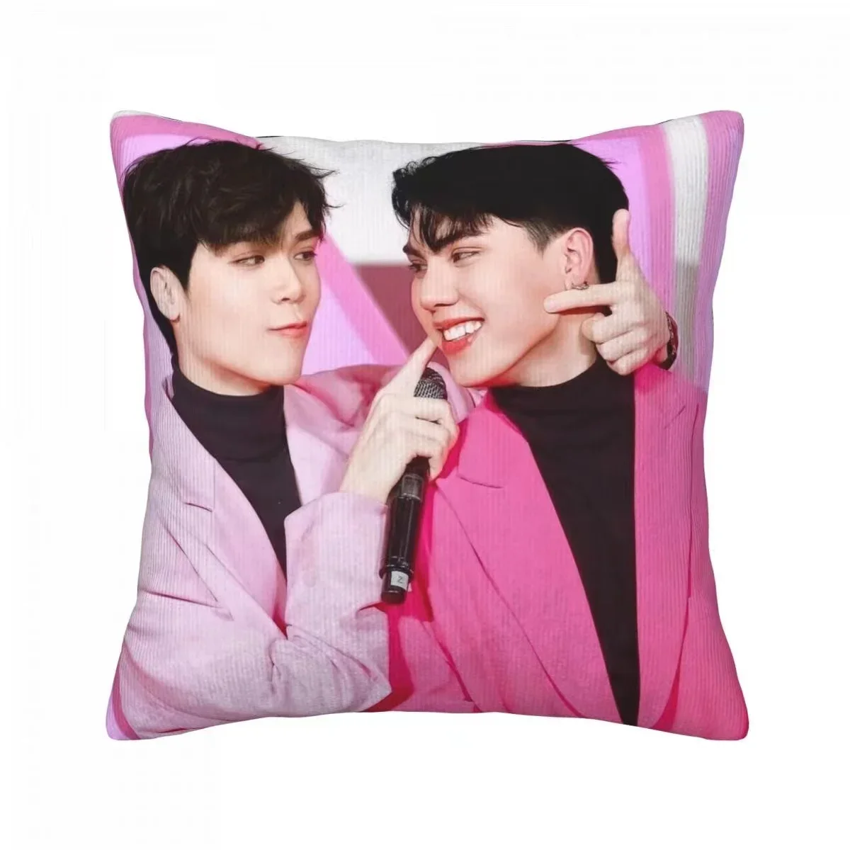 Fortpeat Magazine Cover HD Poster Double-sided Printed Pillowcase Thai TV Love In The Air Drama Stills Photos Car Cushion Cover