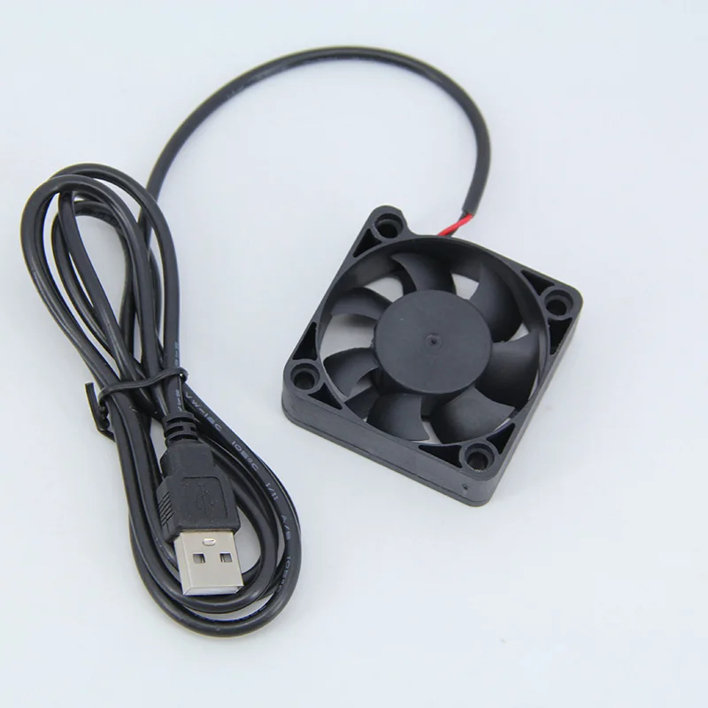 DC 5015 5V 5 voltios USB 5cm CPU Cooler refrigeración 50MM pequeño ventilador de escape para impresora 3D 50x50x15mm rodamiento de manguito para PC