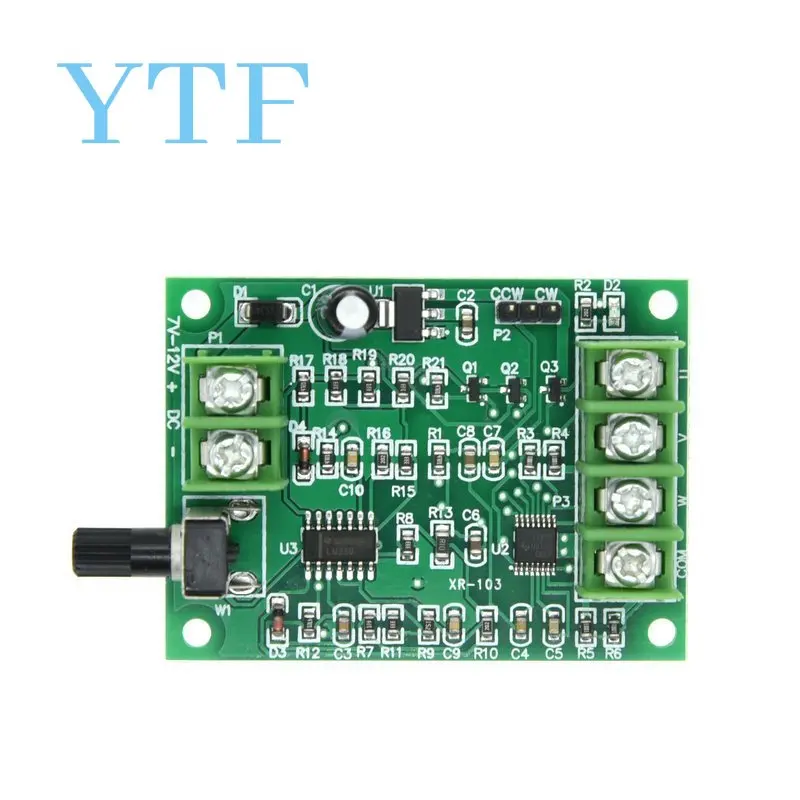 Brushless DC Motor Drive Board Speed ​​control Board Optical Drive Hard Disk Motor Controller 7V-12V