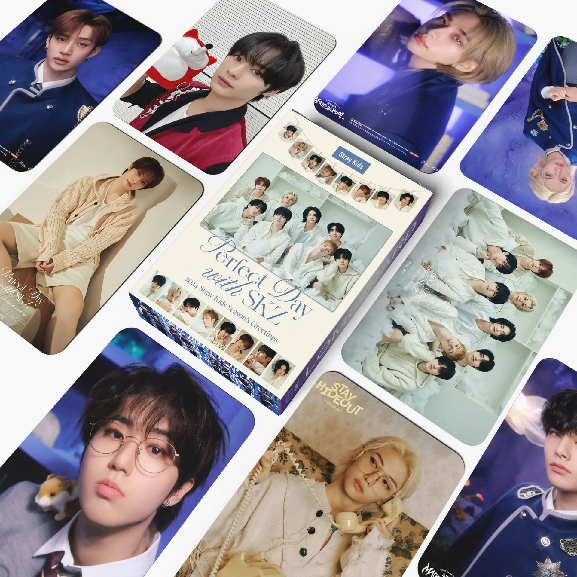 การ์ดโลโม่ StrayKids 55 ใบ, การ์ดรูปคนดัง, คอลเลกชันการ์ดสนับสนุนหลี่หลงฝู, คอลเลกชันการ์ดเกม