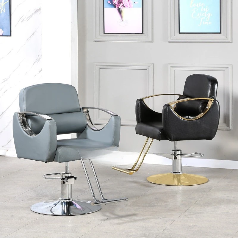 

Adjust Hairdressing Hair Cutting Cosmetic Swivel Barber Chair Luxury Stool Barber Chair Makeup Sillas Salon Furniture QF50BC