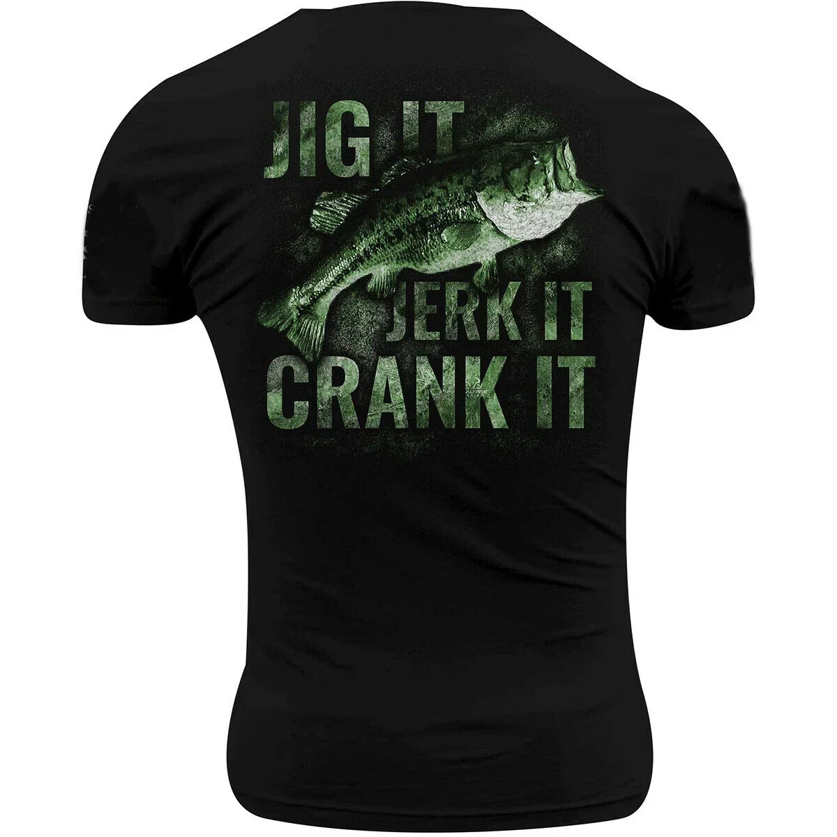 Jig It, Jerk It, Crank It. Funny Fishing Angler Gift T-Shirt New 100% Cotton O-Neck Short Sleeve Casual Mens T-shirt Size S-3XL