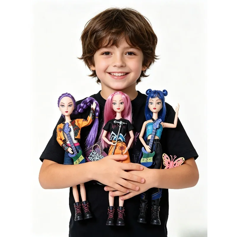Nueva Muñeca K-POP Devil Hunter Girl - Figura de Vinilo Mi Lu Milla Zoe |   2026 ¡Oferta! Muñeca de Silicona Suave de Anime Hunter para Niñas, Juguete de Halloween