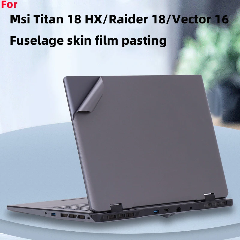 Premium Vinyl Skin Sticker for MSI Titan 18 HX Raider 18HX Vector 16 HX Anti-Scratch Protective Decal Easy Removable Bubble-Free