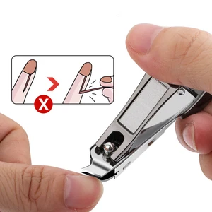 Tırnak makası, paslanmaz çelik tırnak makası hem erkekler hem de kadınlar, yetişkinler ve temizleyici, oje ve dosya için eğrinin daha keskin kenarı Kit üzerindeki 6 büyük satış, kişisel-kadın - no. 5 için ücretsiz