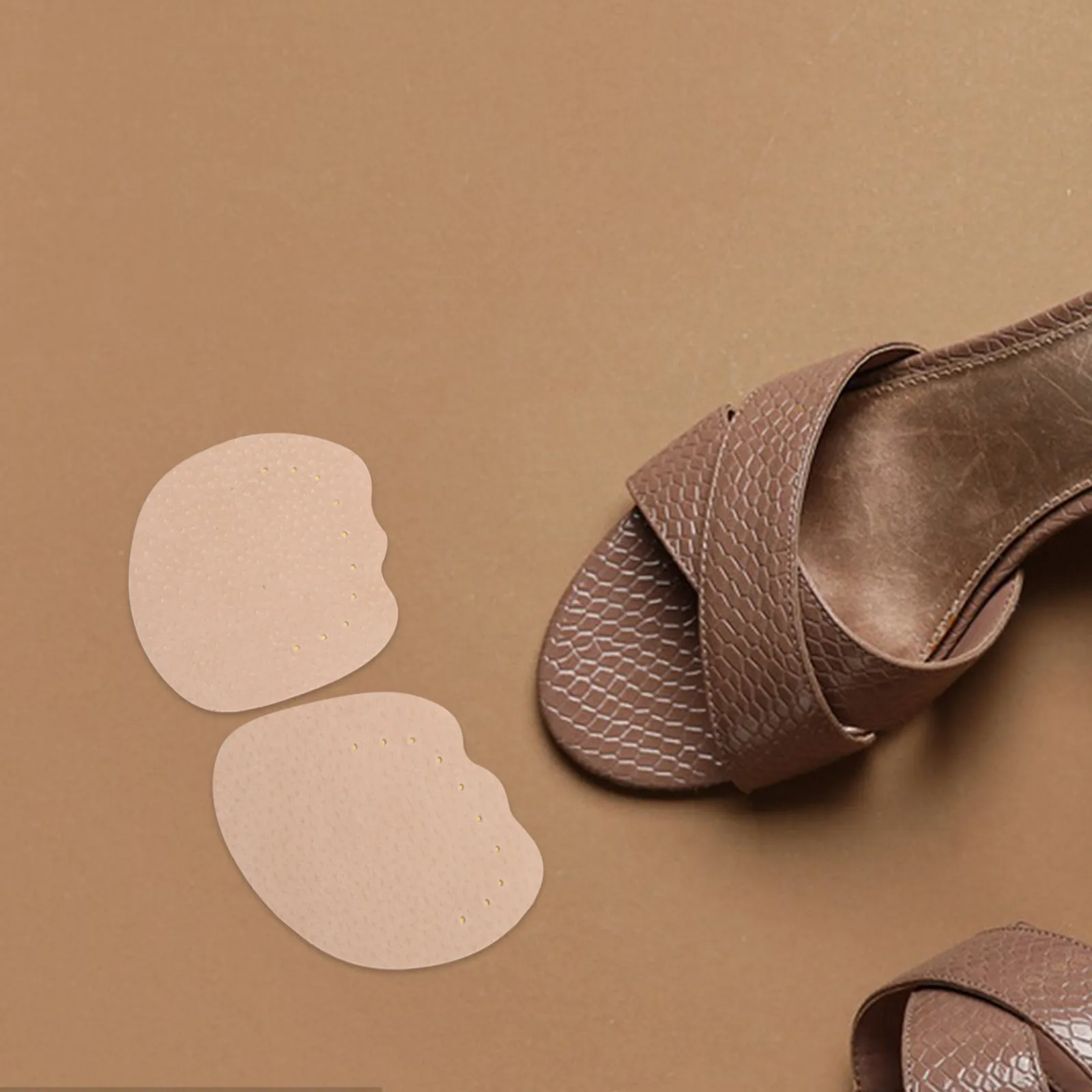 

4Pairs High Heel Comfort Pads Breathable Anti Slip Protection Versatile Shoe Compatibility Ball of Foot Cushion Inserts