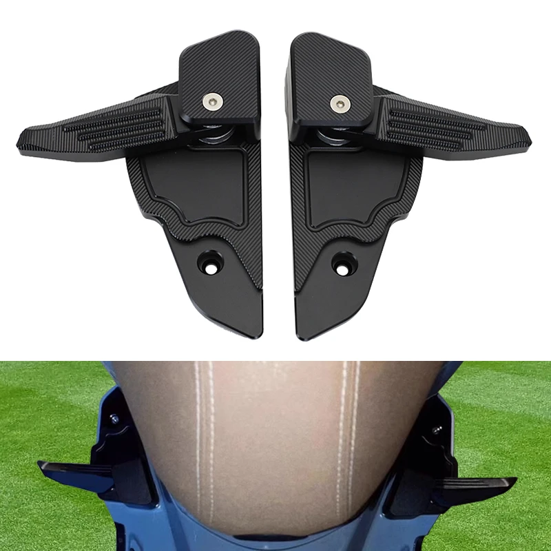Fit For VESPA SRPINT Aluminum Rear Passenger Footpad PRIMAVERA 150 Motorcycle Accessories Foot Steps Pedal Rests Cover
