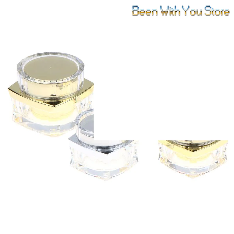 1Pcs Skin Care Product Jar Silver Gold Simple Face Cream Bottle Cosmetic Bottle Eye Cream Day Cream And Night Cream Jar
