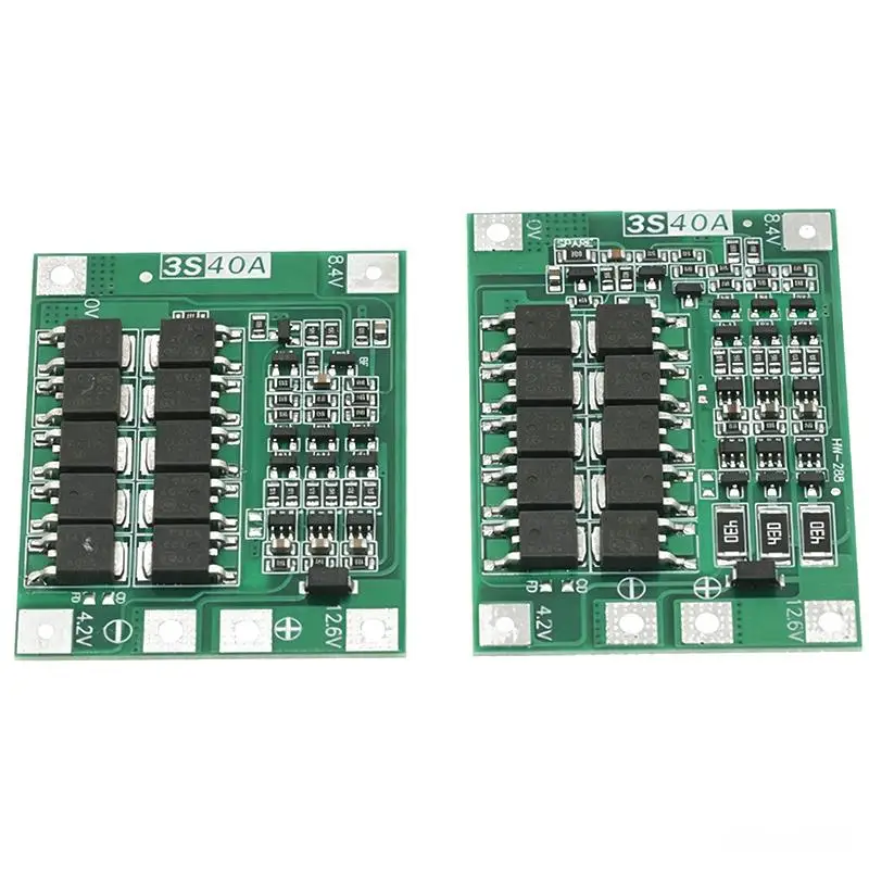 3S/4S 40A 60A Li-ion Battery Charger Protection Board 18650 BMS For Drill Motor 11.1V 12.6V/14.8V 16.8V Enhance/Balance