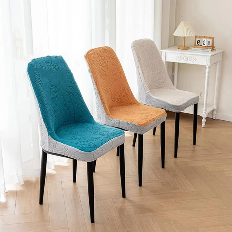 Chair Cover Dustproof Stretchable Soft Fabric Prevent Cat Scratching Elastic Bottom Anti-Slip Chair Protective Sleeves