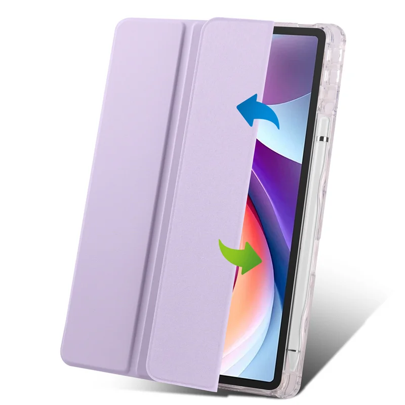 Etui na Lenovo Tab M11 z uchwytem na rysik, akrylowa, przezroczysta tylna obudowa, twarda osłona na Xiaoxin Pad 2024 Lenovo m11 Case tb330fu tb331fc — zdjęcie produktu 5