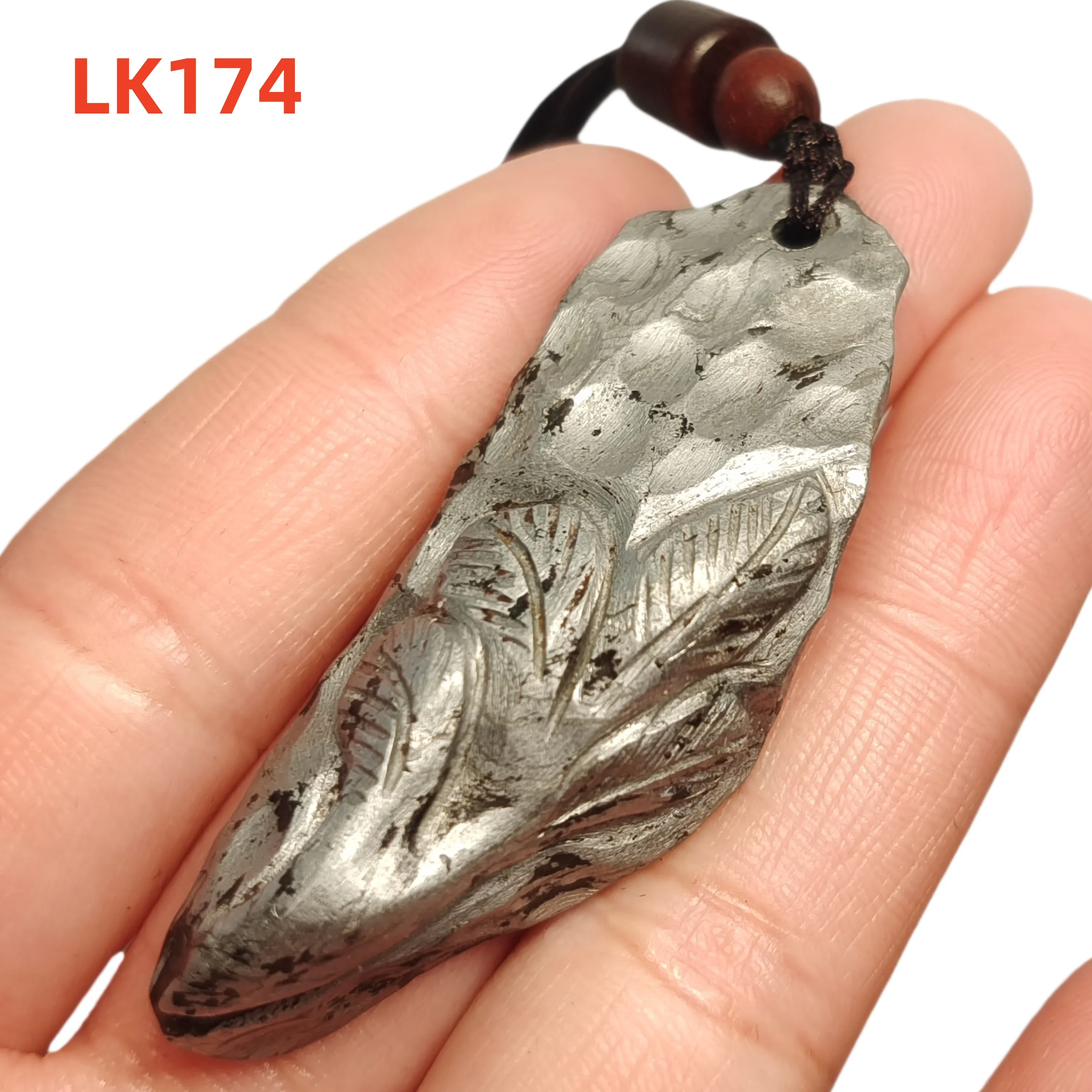 Muonionalusta meteorite Hand carving pendant Natural iron meteorite pendant Meteorite slice Handmade jewelryLK170-LK180