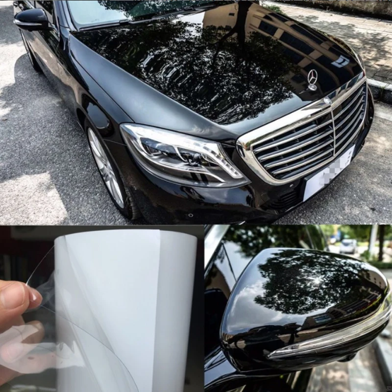 TPH Car Protection Film Transparent Vinyl Film Wrap Scratch Shield 3 Layers PPF Protection Vinyl Film Car Cloth Stickers