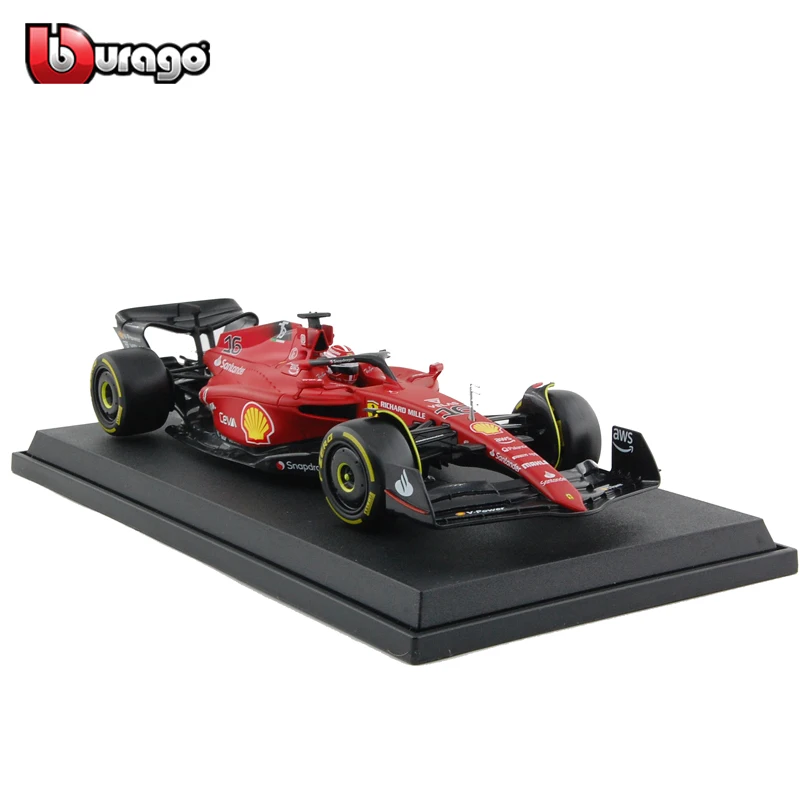 

Bburago 1:18 2022 F1 Scuderia F1-75 16# Alloy Super Toy Car Gift Diecast Alloy Car Model Collectible