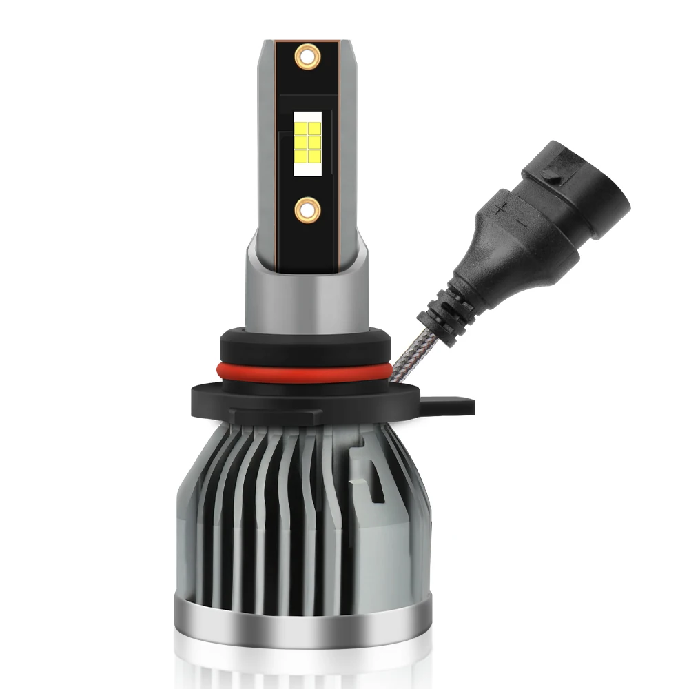 2 قطعة 9012 كومبو LED المصابيح الأمامية السوبر مشرق 6500 كيلو سوبر وايت 3570 CSP رقائق محرك داخلي مصابيح كهربائية #5
