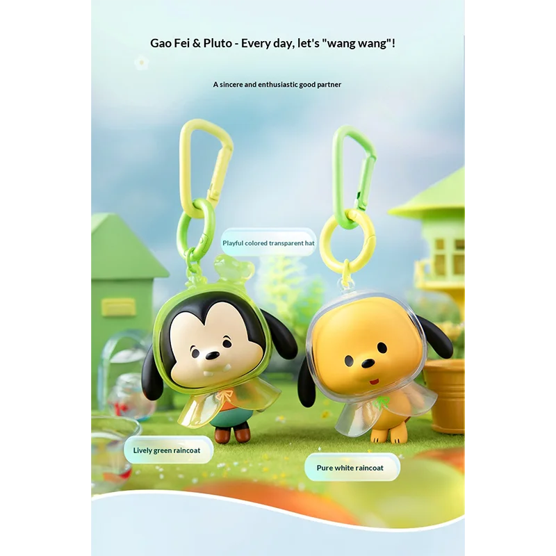 Accesorios colgantes oficiales de la serie Spring Waterproof de Disney, bolsas de caja ciega de moda, llaveros, colgantes decorativos, regalos