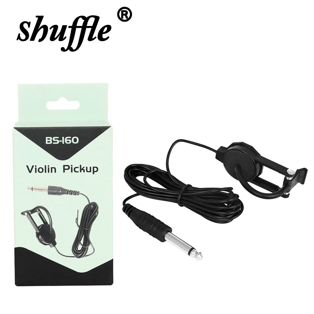 Violin Soundhole Pickups Portable 2.8 Metre Cable Length Easy to Install Professional Playing Violin Parts Pickups Accessories