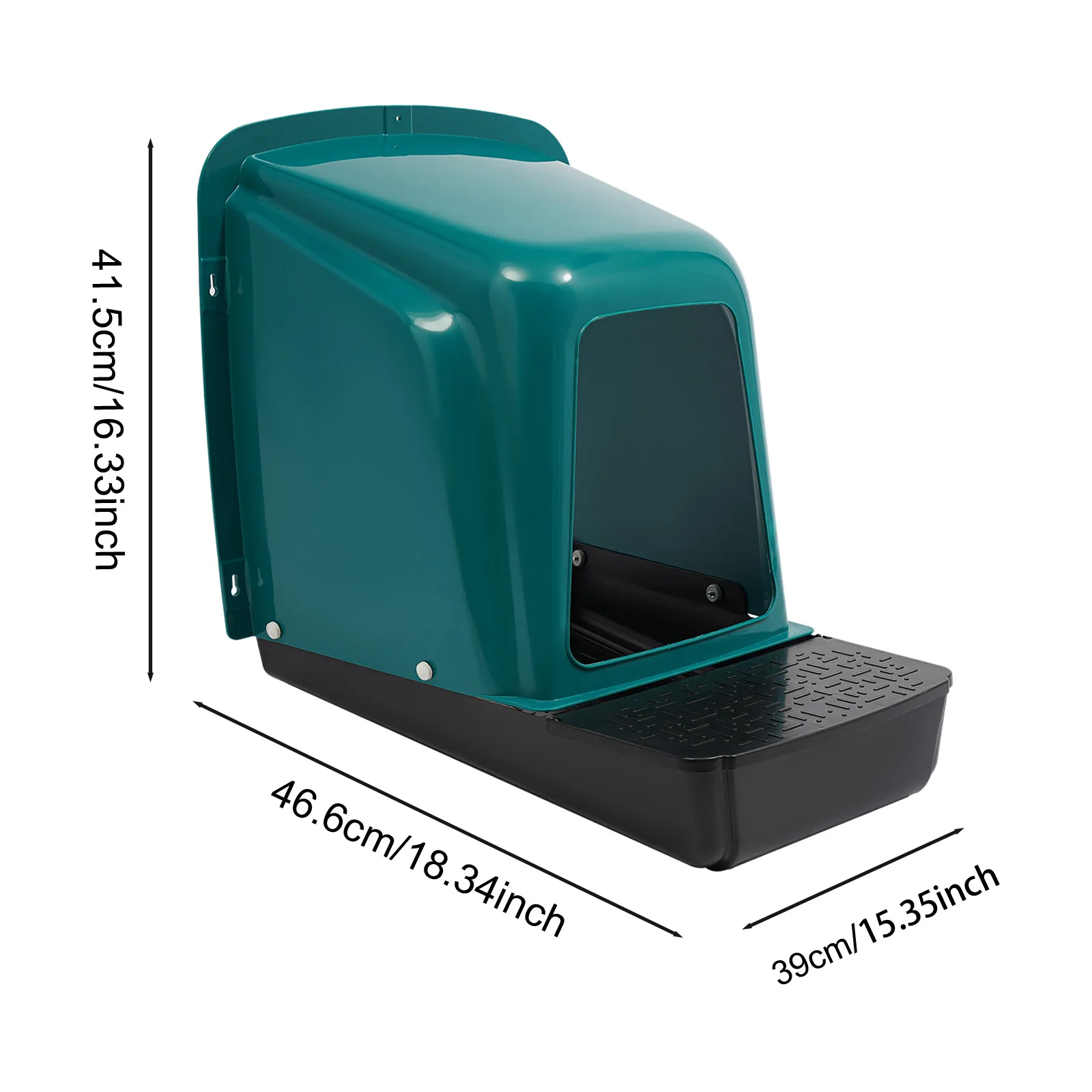 18,35*15,35*16,34 in 5PCS Nesting Boxen für Hühnerstall Kunststoff Halten Ei Sicherheit Sauber Sammeln Leicht für Hinterhof Geflügel Bauernhof