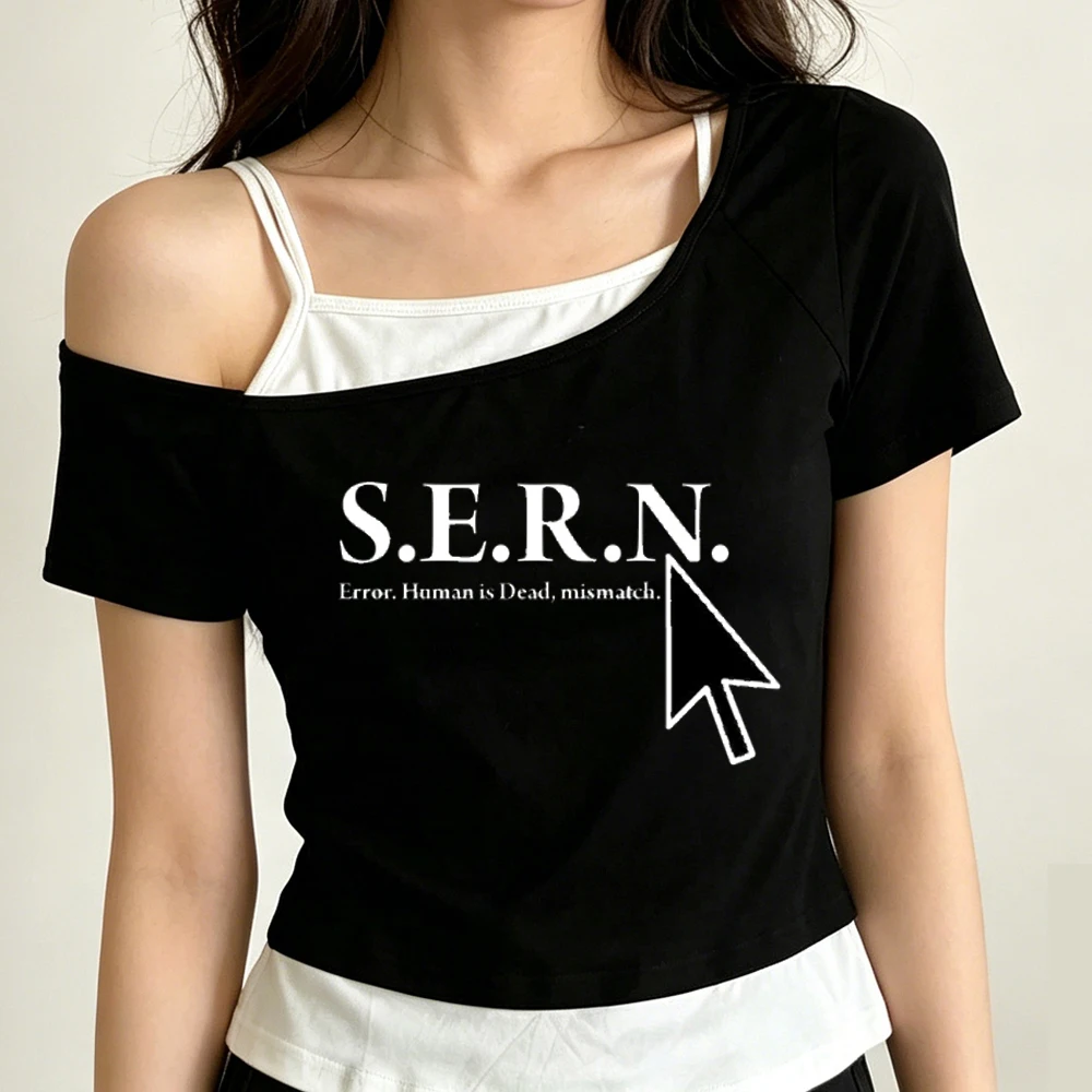 Steins Gate crop top shoujo funny clearance sales scene  t-shirt alternative  party gyaru clearance sales kawaii