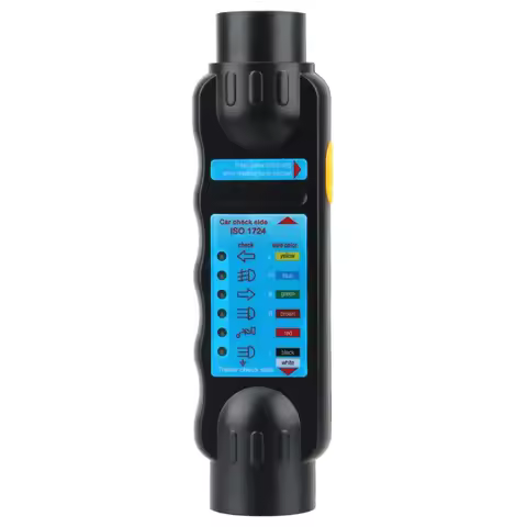 12V 7Pin Car Towing Light Tester Tow Bar Light Wiring Universal Trailer Plug Diagnostic Tools Caravan Towing Test Accessories